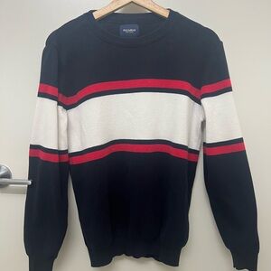 Pull & Bear Navy, Red & White Striped Sweater – Size M